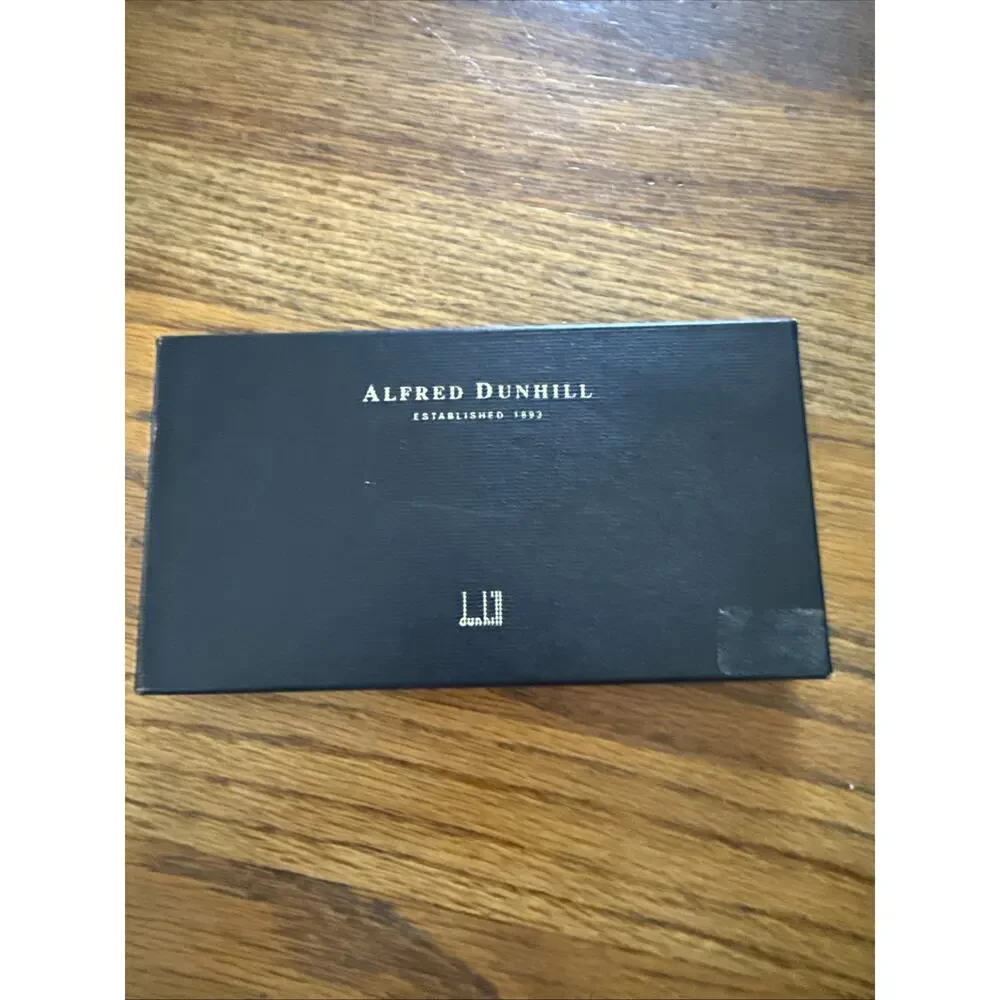 Vintage ALFRED DUNHILL Long Leather Wallet with ID Window - Boxed